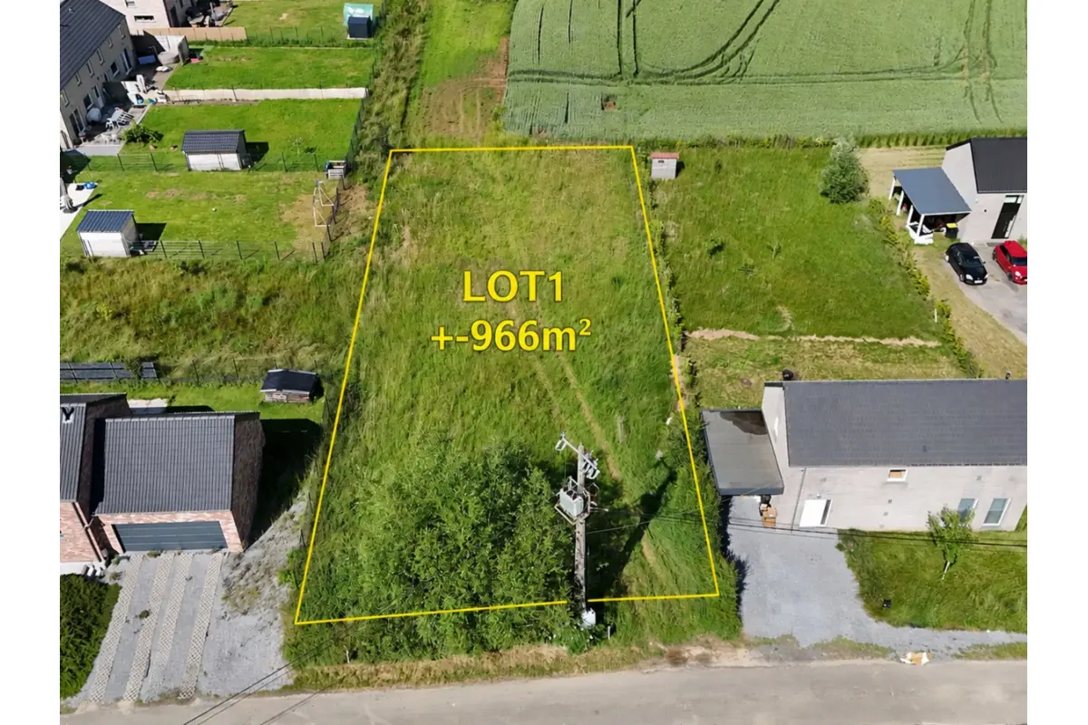 Terrain à vendre à Perwez-Haillot 5352 102500.00€  chambres m² - annonce 826208